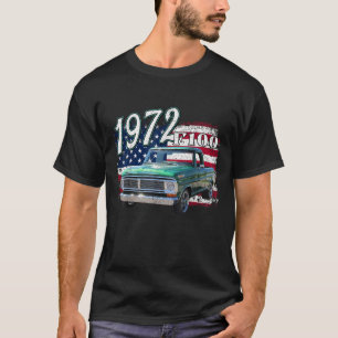 Camiseta 1972 72 F100 Camión 4 De Julio Estadounidense