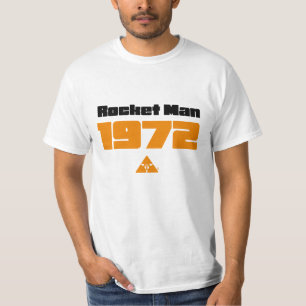 Camiseta 1972 del hombre de Rocket