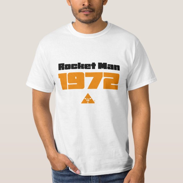 Camiseta 1972 del hombre de Rocket (Anverso)