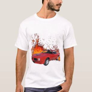 Camiseta 1973 Acuerdo Pontiac sobre aves de fuego AM