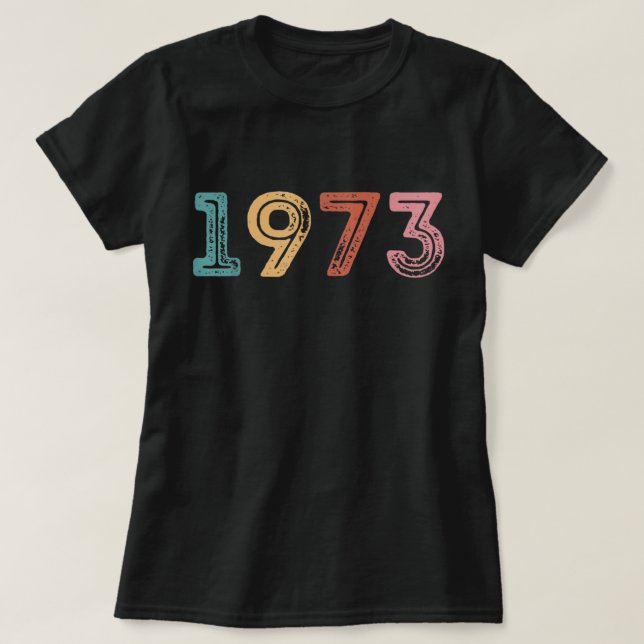 Camiseta 1973 Feminista por los derechos de la mujer (Diseño del anverso)