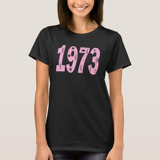 Camiseta 1973 Pro Choice Derechos de la mujer (Anverso)