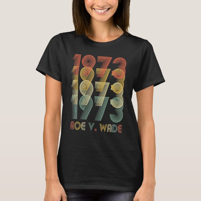 Camiseta 1973 Proteger el empoderamiento de la mujer frente (Anverso)