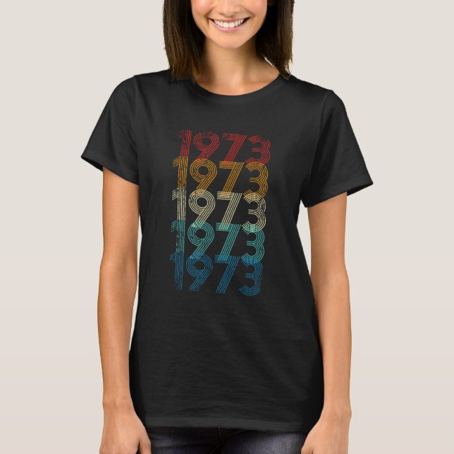 Camiseta 1973 Proteger el empoderamiento de la mujer frente (Anverso)