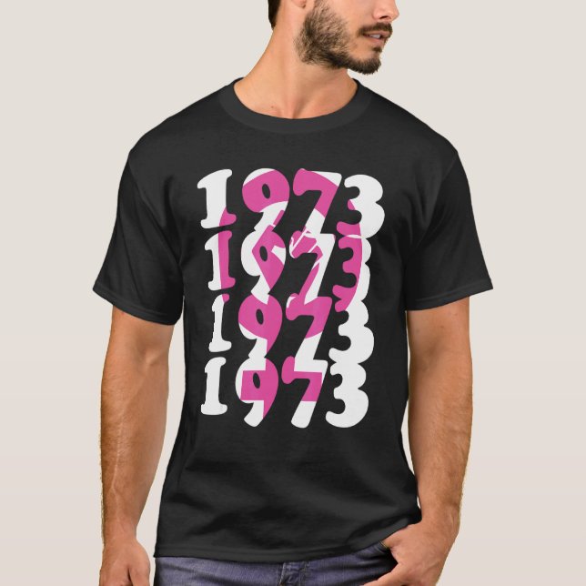 Camiseta 1973 Proteger el empoderamiento de la mujer frente (Anverso)