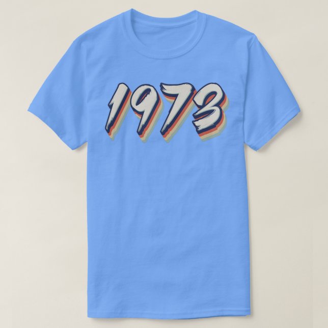 Camiseta 1973 Retro Vintage (Diseño del anverso)