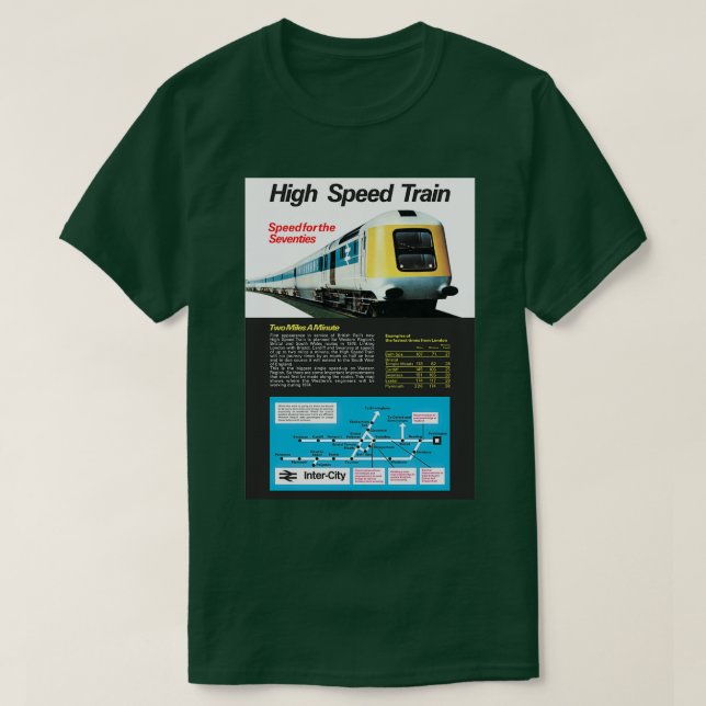 Camiseta 1974 Poster de introducción a la HST (Diseño del anverso)