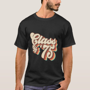 Camiseta 1975 Cl Reunion Retro Cl De 75 Graduados De Secund