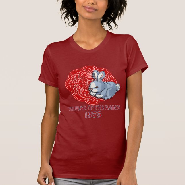 Camiseta 1975 el año de los regalos del conejo (Anverso)