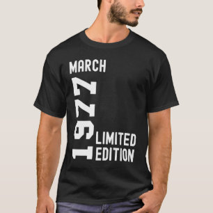 Camiseta 1977 Marcha feliz Fiesta de cumpleaños