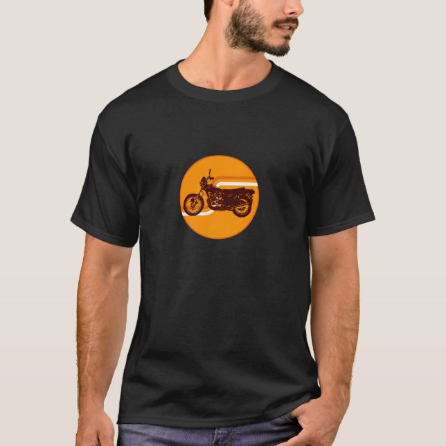 Camiseta 1977 Superbike clásico de Kawasaki Z1000 (Anverso)