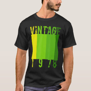 Camiseta 1978 44 años Vintage Classic Age 1