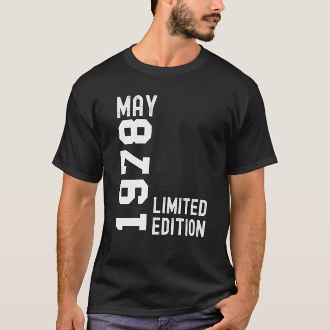 Camiseta 1978 May Happy Birthday Fiesta (Anverso)