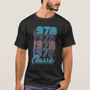 Camiseta 1978 Retro Vintage - 40.º regalo 40 años