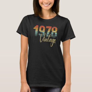 Camiseta 1978 Todas las Partes Originales B Día Vintage Ret