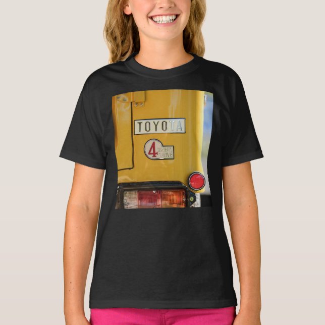 Camiseta 1978 Toyota Land Cruiser FJ40 Taillight Emblem -11 (Anverso)