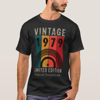 Camiseta 1979 Original Soundtrack 45 cumpleaños Musichem bo