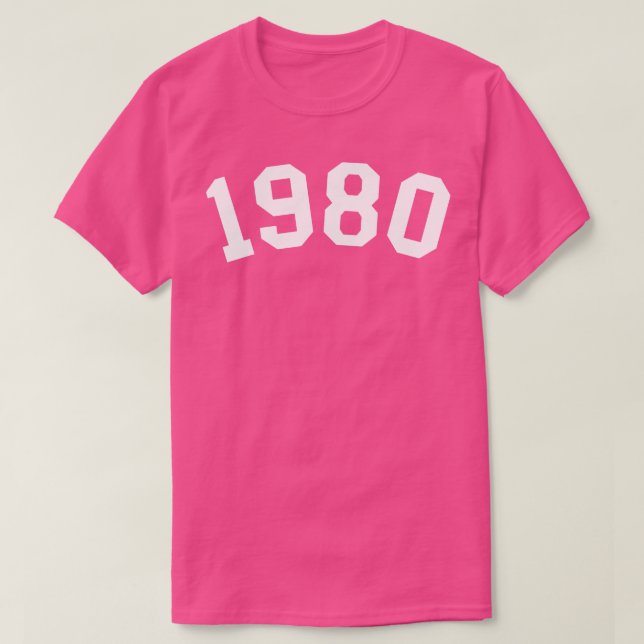 CAMISETA 1980 4 (Diseño del anverso)