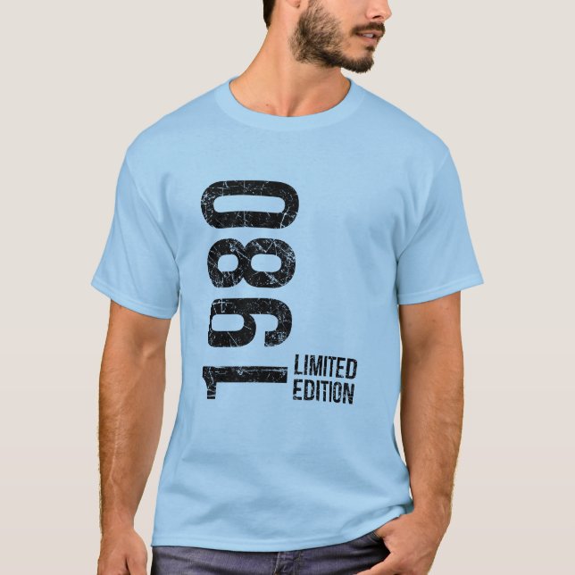 Camiseta 1980 Original Now 46 Retro Birthday Energy (Anverso)