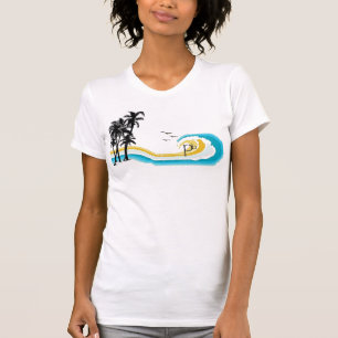 Camiseta 1980MauiPalm árbol T