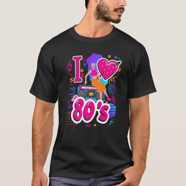 Camiseta 1980s Ideas & 80s Festival Outfit For Women & Rave (Anverso)