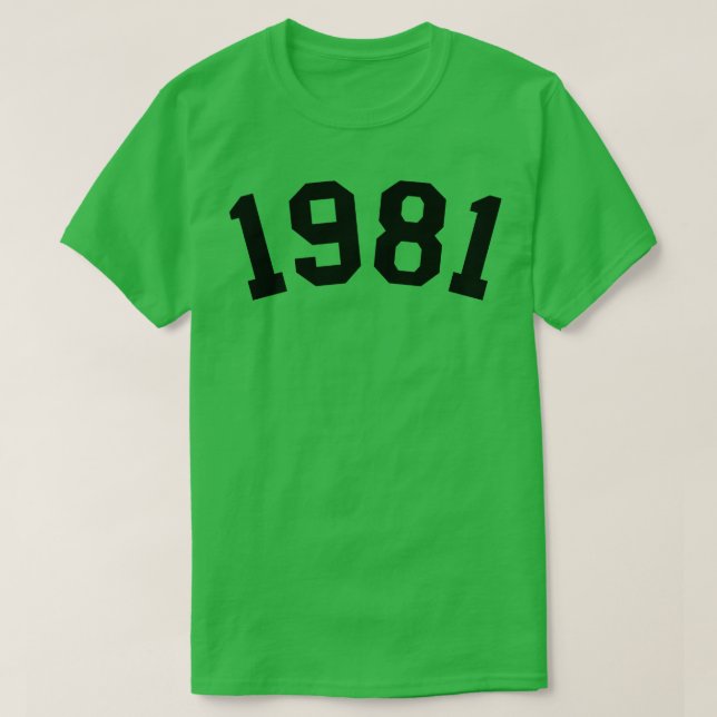 CAMISETA 1981 1 (Diseño del anverso)