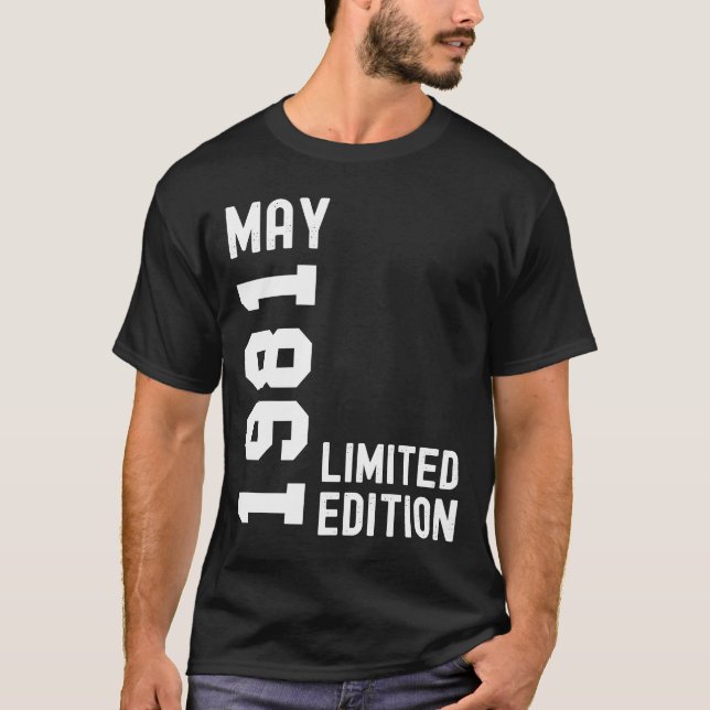 Camiseta 1981 May  Happy Birthday Party (Anverso)