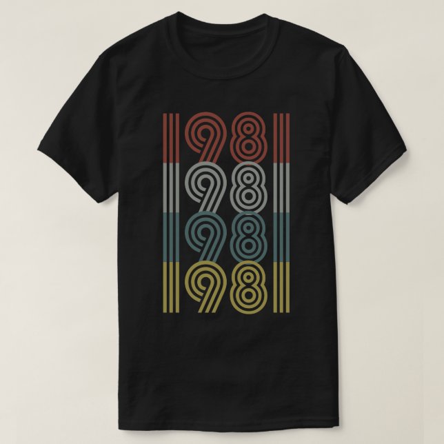 Camiseta 1981 Nacimiento Estilo Retro (Diseño del anverso)