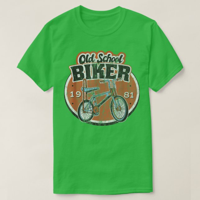 Camiseta 1981 Old School Biker Bonanazarad  (Diseño del anverso)