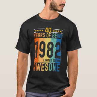Camiseta 1982 40 Años De Ser Increíble
