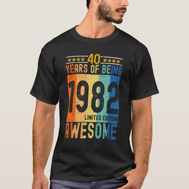 Camiseta 1982 40 Años De Ser Increíble (Anverso)