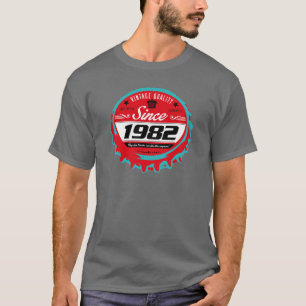 Camiseta 1982 del año del nacimiento