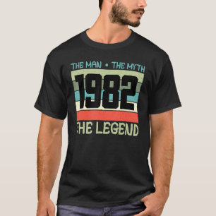 Camiseta 1982 El hombre el mito la leyenda 40 cumpleaños