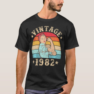 Camiseta 1982 Mujeres De 42 Años De Edad 42º Cumpleaños