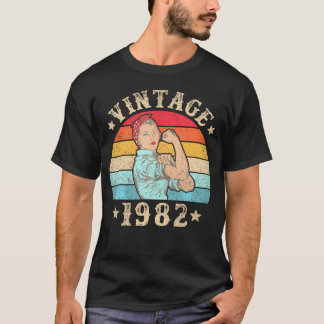 Camiseta 1982 Mujeres De 42 Años De Edad 42º Cumpleaños