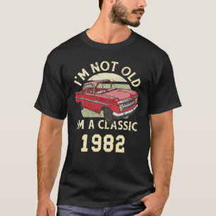 Camiseta 1982 No soy viejo Soy un aniversario de cumpleaño