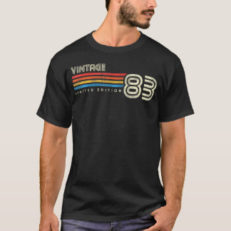 Camiseta 1983 Banda de pecho 40 Cumpleaños
