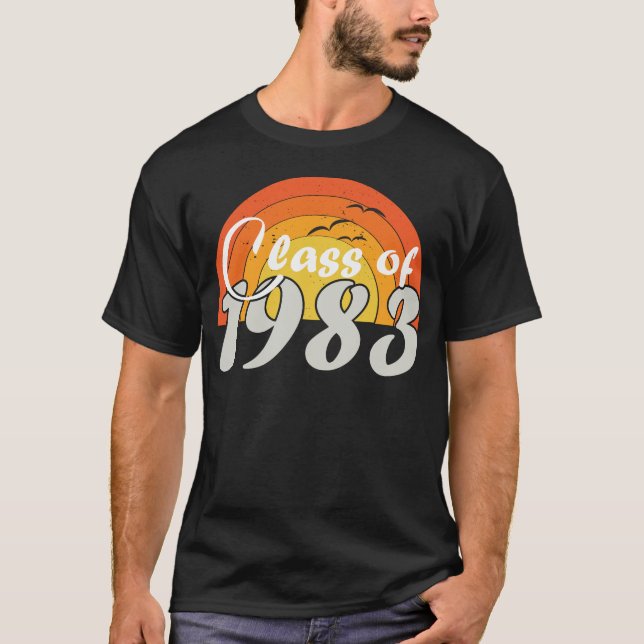 Camiseta 1983 Clase De 83 Graduación Reunion 1983 (Anverso)