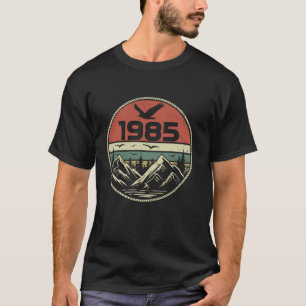 Camiseta 1985 Año De Nacimiento 1985 Bor Retro Vintage