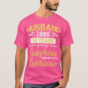 Camiseta 1985 Hus 35 Años De Sol Mezclado Con Hur