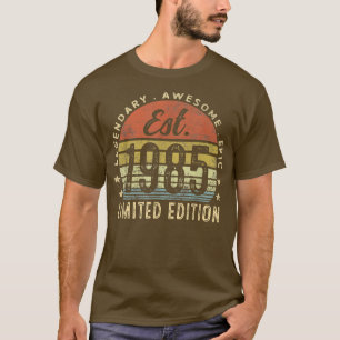 Camiseta 1985 Limited Edition 37th Birthday Gifts 37 Year O