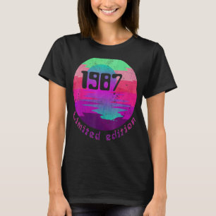 Camiseta 1987 35 años Disco de cosecha 1987 35º cumpleaños