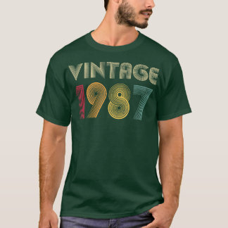 Camiseta 1987 35th Birthday 35 Years Gag Funny Gift Vin