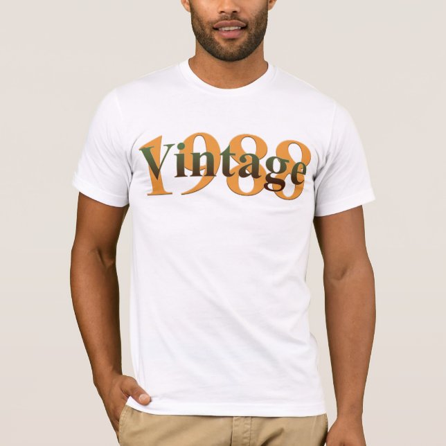 Camiseta 1988 del vintage (Anverso)