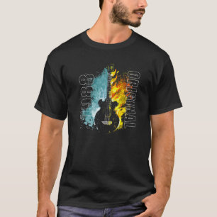 Camiseta 1988 Original Divertido Colorido Retro Llamas Clás