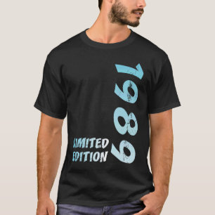 Camiseta 1989 Birthday Limited Edition 34 Year Idea