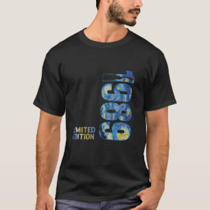 Camiseta 1989 Cumpleaños Vincent Van Gogh Noche estrellada