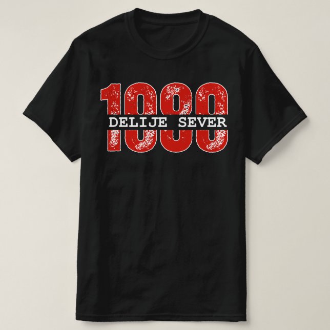 Camiseta 1989 Delije Sever  (Diseño del anverso)
