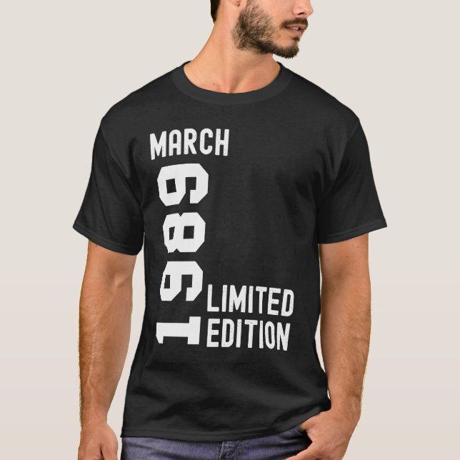 Camiseta 1989 Marcha feliz Fiesta de cumpleaños (Anverso)