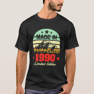 Camiseta 1990 30 Regalo de cumpleaños Retro de cosecha Muje